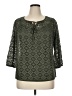 Apt. 9 Green 3/4 Sleeve Blouse Size XL - photo 1