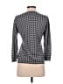 Banana Republic 100% Cotton Houndstooth Gray Pullover Sweater Size S - photo 2