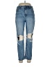American Eagle Outfitters Color Block Blue Jeans Size 10s - photo 1