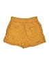 Madewell 100% Linen Solid Yellow Shorts Size 2 - photo 2