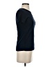 Three Dots 100% Cotton Blue Short Sleeve Turtleneck Size S - photo 4
