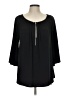 Chico's Black 3/4 Sleeve Blouse Size L - photo 1
