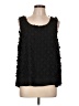 Cartise 100% Polyester Black Sleeveless Blouse Size 10 - photo 1