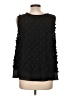 Cartise 100% Polyester Black Sleeveless Blouse Size 10 - photo 2