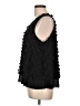 Cartise 100% Polyester Black Sleeveless Blouse Size 10 - photo 5