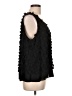 Cartise 100% Polyester Black Sleeveless Blouse Size 10 - photo 4