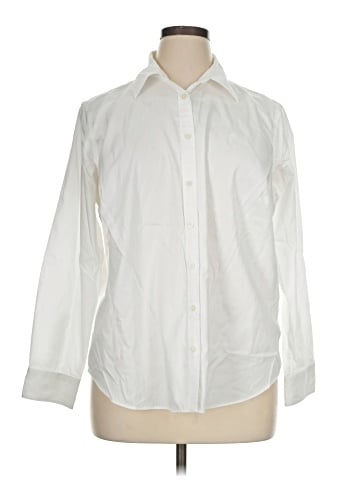 Lauren by Ralph Lauren Long Sleeve Button-Down Shirt (view 1)