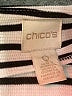 Chico's Stripes Ivory 3/4 Sleeve Top Size S - photo 8