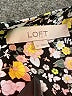 Ann Taylor LOFT 100% Polyester Yellow Short Sleeve Blouse Size M - photo 7