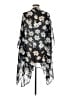 Lane Bryant 100% Polyester Black Kimono One size - photo 2