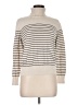 H&M Stripes Ivory Turtleneck Sweater Size M - photo 1