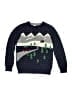Hanna Andersson Print Blue Pullover Sweater Size 10 - photo 1