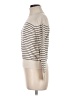 H&M Stripes Ivory Turtleneck Sweater Size M - photo 5