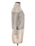 H&M Stripes Ivory Turtleneck Sweater Size M - photo 4