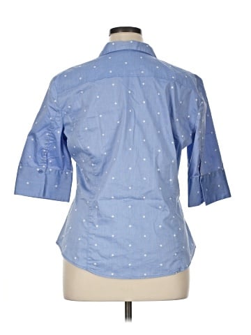 7th Avenue Design Studio New York & Company 3/4 Sleeve Polo (view 2)