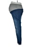 Shein Color Block Blue Jeans Size 8 - 10 Maternity - photo 5