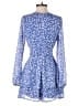Altar'd State Hearts Blue Romper Size S - photo 2