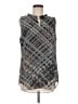 CAbi 100% Polyester Gray Sleeveless Blouse Size M - photo 1
