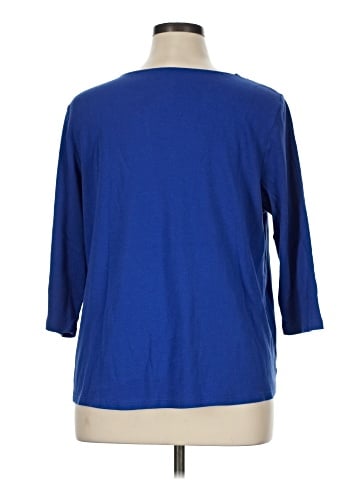 Croft & Barrow 3/4 Sleeve Top (view 2)