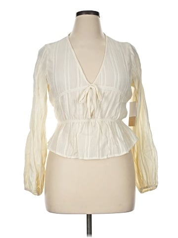 Just Fab Long Sleeve Blouse (view 1)