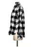 Express 100% Cotton Checkered-gingham Black Long Sleeve Button-Down Shirt Size XS - photo 5