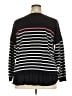 Torrid Stripes Black Pullover Sweater Size 2X Plus (2) - photo 2