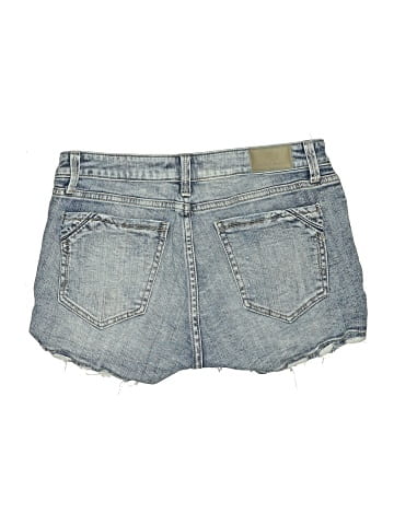 Buckle Black Denim Shorts (view 2)