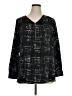 Apt. 9 100% Polyester Black 3/4 Sleeve Blouse Size XL - photo 1