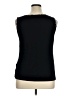 Dana Buchman 100% Polyester Silver Sleeveless Top Size XL - photo 2