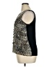 Dana Buchman 100% Polyester Silver Sleeveless Top Size XL - photo 5