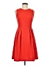 Warehouse Solid Red Cocktail Dress Size UK 10 / US 6 - photo 1