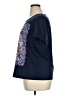Gloria Vanderbilt Paisley Blue Short Sleeve T-Shirt Size XL - photo 5