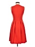 Warehouse Solid Red Cocktail Dress Size UK 10 / US 6 - photo 2
