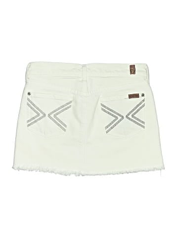 7 For All Mankind Denim Skirt (view 2)