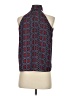 Ann Taylor 100% Polyester Blue Sleeveless Blouse Size XXS - photo 2