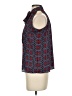 Ann Taylor 100% Polyester Blue Sleeveless Blouse Size XXS - photo 5