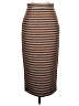 Smythe Stripes Brown Casual Skirt Size 0 - photo 1