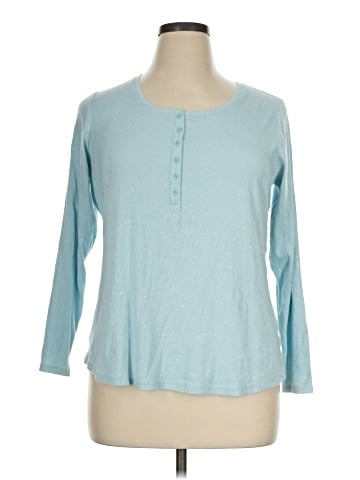 a.n.a. A New Approach 3/4 Sleeve Top (view 1)