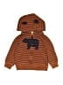 Carter's Stripes Orange Zip Up Hoodie 12-18 MO / 18 MO - photo 1