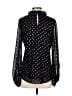 Yumi Kim 100% Polyester Polka Dots Black Long Sleeve Blouse Size XS - photo 2