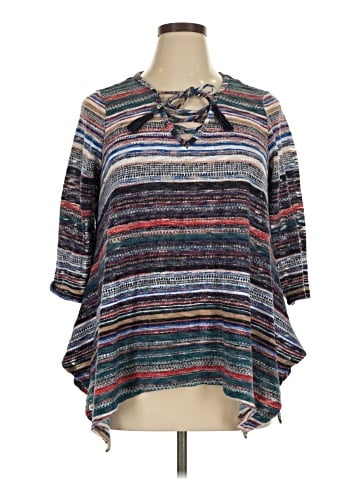 New Directions 3/4 Sleeve Blouse (view 1)