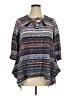 New Directions Gray 3/4 Sleeve Blouse Size 1X - photo 1