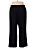 Le Suit 100% Polyester Black Dress Pants Size 18 - photo 2
