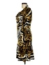 MESMERIZE Animal Print Brown Cocktail Dress Size L - photo 5