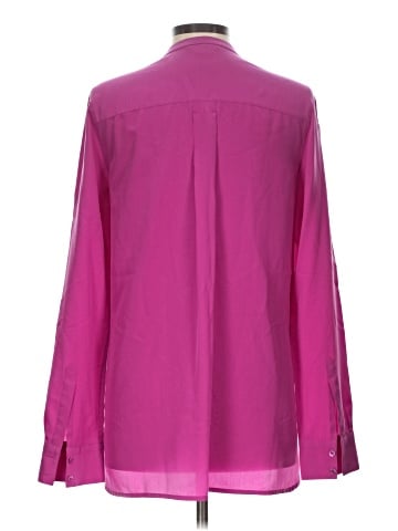 Vince. Long Sleeve Silk Top (view 2)