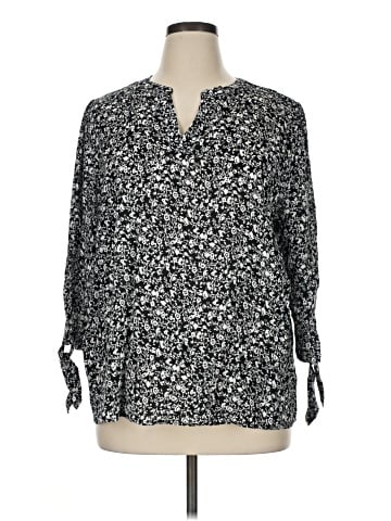 Jones New York 3/4 Sleeve T-Shirt (view 1)