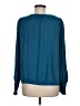 Maison d' Amelie 100% Polyester Teal Long Sleeve Blouse Size M - photo 2