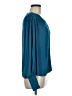 Maison d' Amelie 100% Polyester Teal Long Sleeve Blouse Size M - photo 4