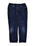 Uniqlo Solid Blue Jeans Size 130 cm / US 8 - photo 1