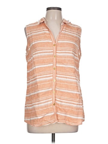 Ellen Tracy Sleeveless Button-Down Shirt (view 1)